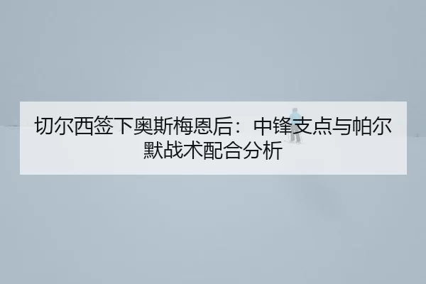 切尔西签下奥斯梅恩后：中锋支点与帕尔默战术配合分析